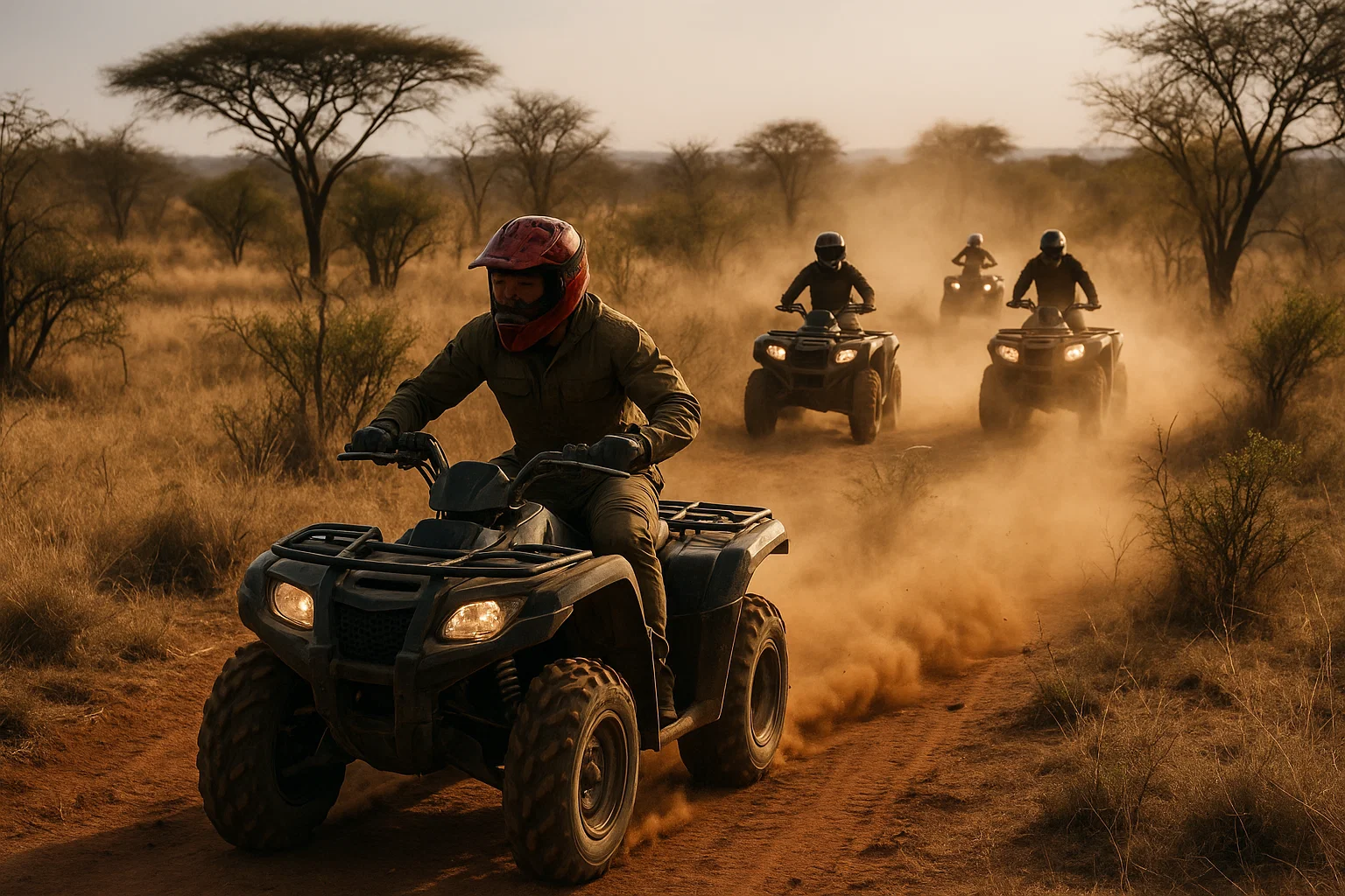 Quad biking adventure in Victoria Falls